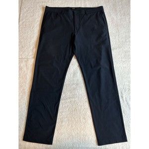 Theory Mens Zaine SW Active Nylon Neoteric Technical Pants Navy 36x33 $235